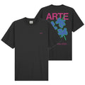 Arte Antwerp Tommy Back Flowers T-shirt Zwart