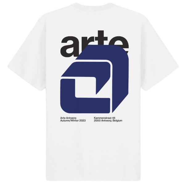 Arte Antwerp Tommy Back Logo T-shirt Wit