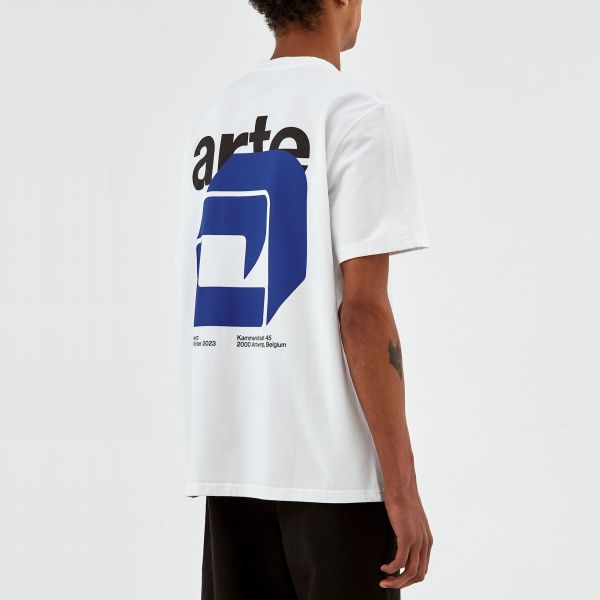 Arte Antwerp Tommy Back Logo T-shirt Wit