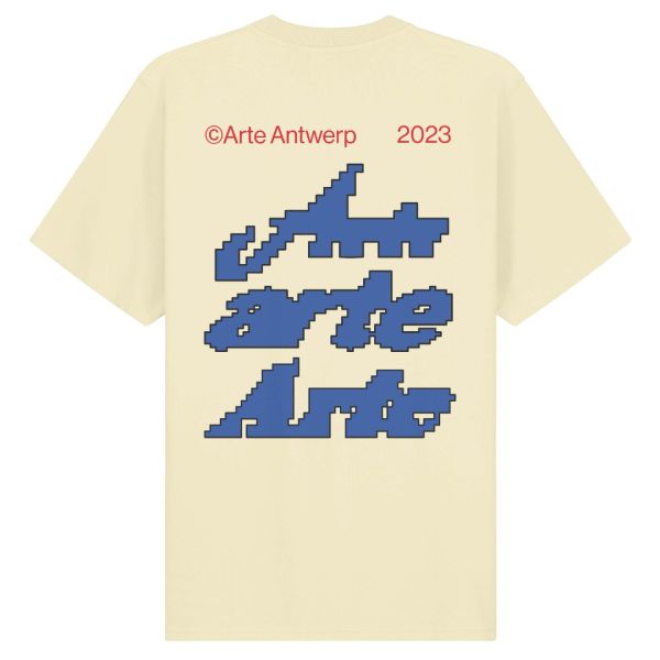 Arte Antwerp Tommy Back Multi T-shirt Off White