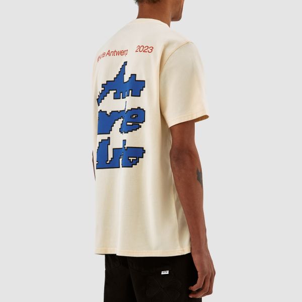 Arte Antwerp Tommy Back Multi T-shirt Off White