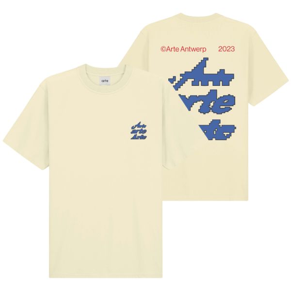 Arte Antwerp Tommy Back Multi T-shirt Off White