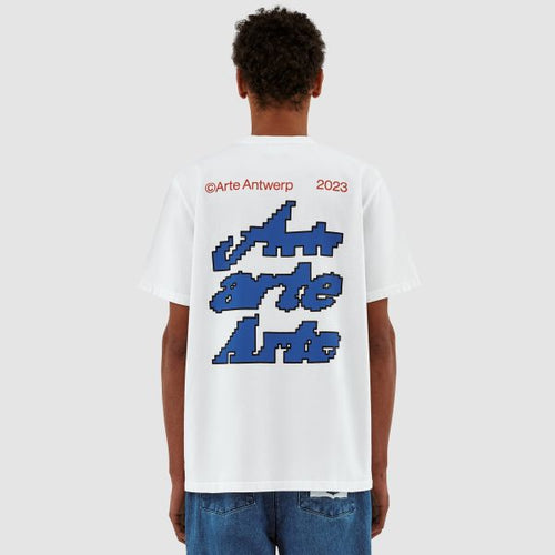 Arte Antwerp Tommy Back Multi T-shirt Wit