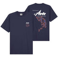 Arte Antwerp Tommy Back Pixel Dancers T-shirt Navy