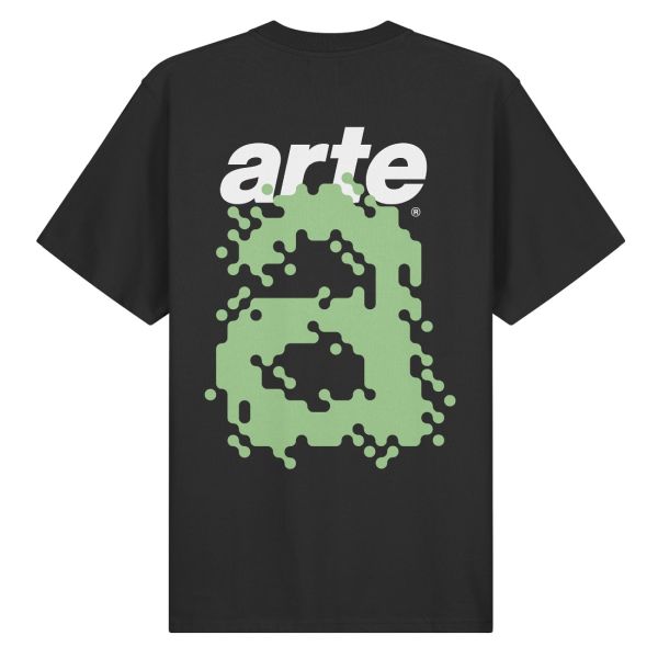 Arte Antwerp Tommy Back Pixel T-shirt Zwart