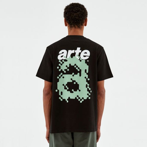 Arte Antwerp Tommy Back Pixel T-shirt Zwart