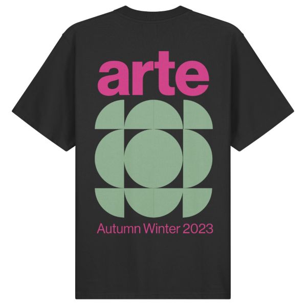 Arte Antwerp Tommy Back Print T-shirt Zwart