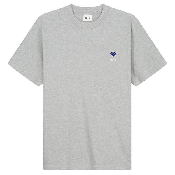 Arte Antwerp Tommy Heart Patch T-shirt Grijs