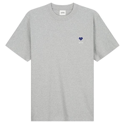 Arte Antwerp Tommy Heart Patch T-shirt Grijs
