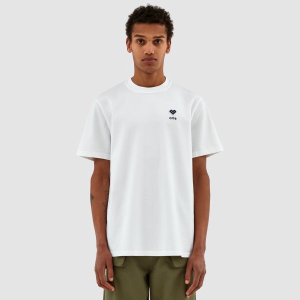 Arte Antwerp Tommy Heart Patch T-shirt Wit