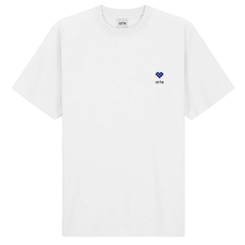 Arte Antwerp Tommy Heart Patch T-shirt Wit