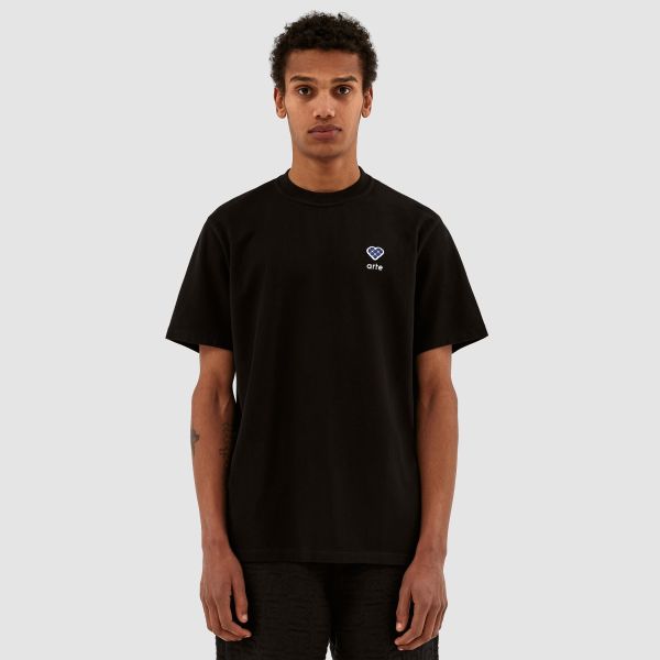 Arte Antwerp Tommy Heart Patch T-shirt Zwart