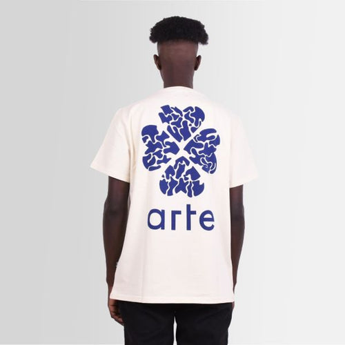 arte antwerp turner back destruct t-shirt beige