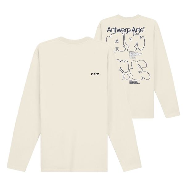 Arte Lee Back Tag Longsleeve Crème