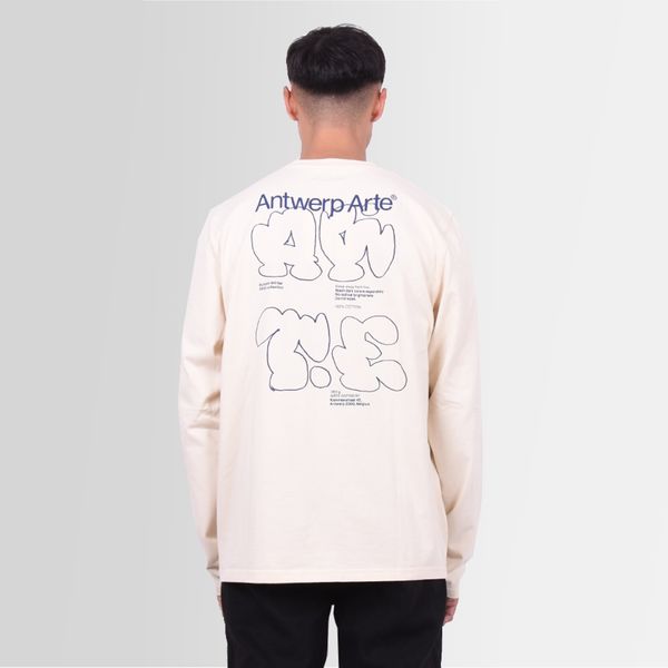 Arte Lee Back Tag Longsleeve Crème