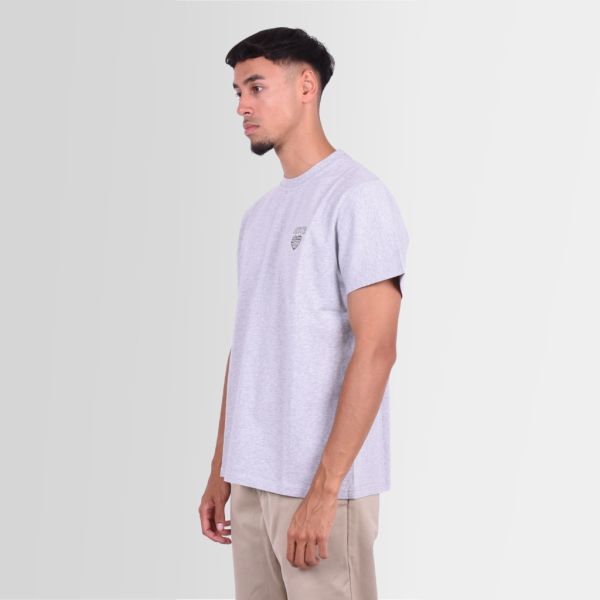 arte scribble heart logo t-shirt grijs