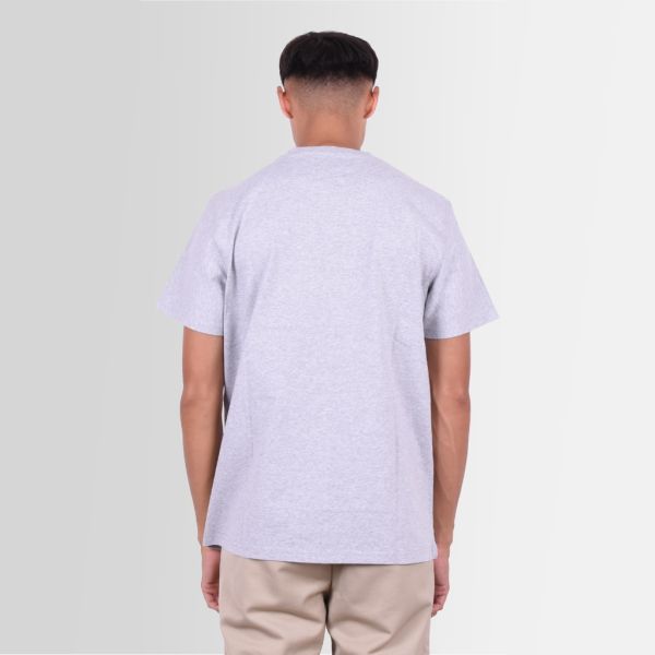 arte scribble heart logo t-shirt grijs