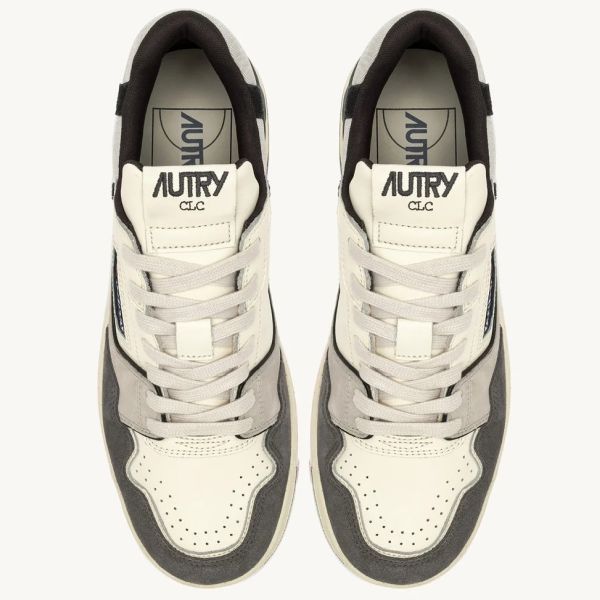 Autry CLC Low Sneaker Off White/Grijs