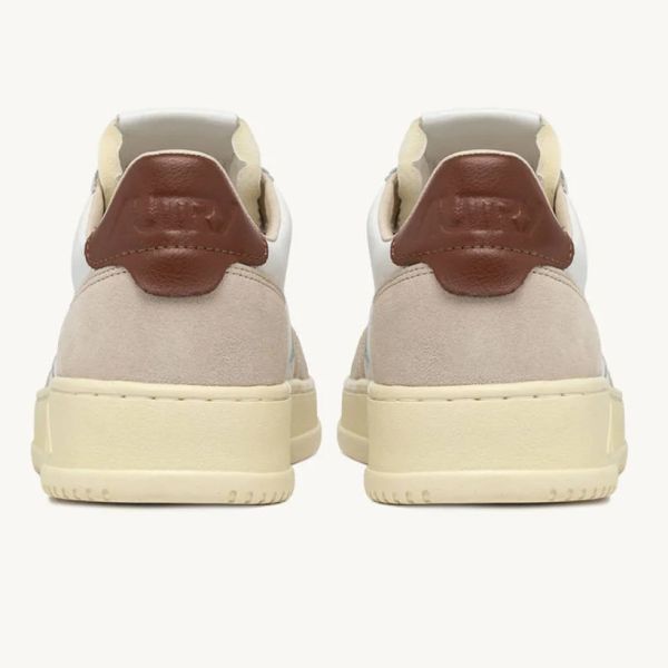 Autry Medalist Low Sneaker Wit/Bruin