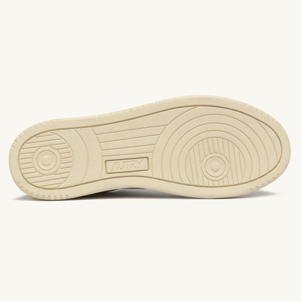 Autry Medalist Low Sneaker Wit/Bruin