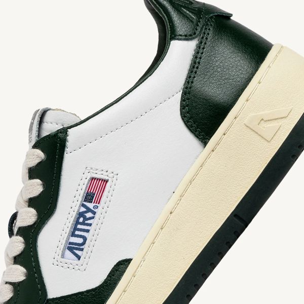 Autry Medalist Low Sneaker Wit/Donker Groen