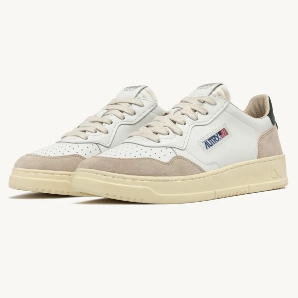Autry Medalist Low Sneaker Wit/Groen