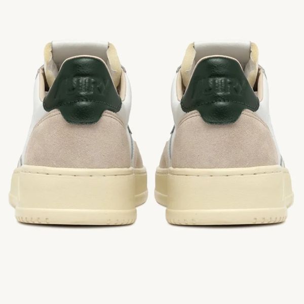 Autry Medalist Low Sneaker Wit/Groen