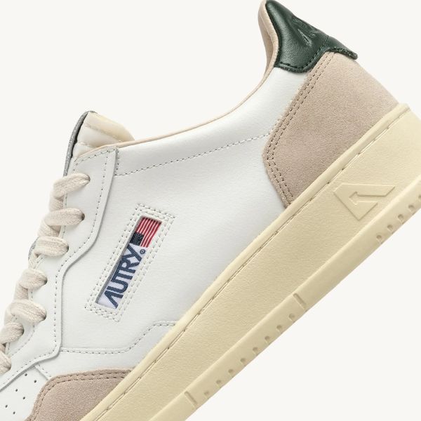 Autry Medalist Low Sneaker Wit/Groen