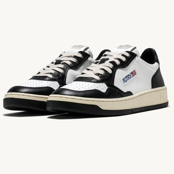 Autry Medalist Low Sneaker Wit/Zwart