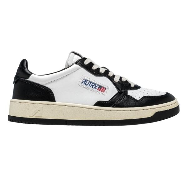 Autry Medalist Low Sneaker Wit/Zwart