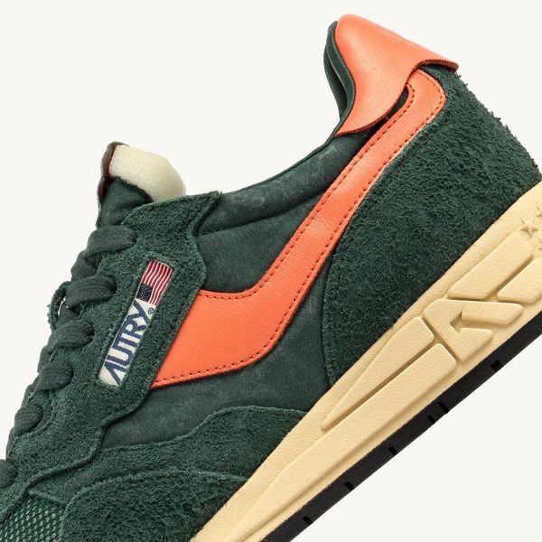 Autry Reelwind Low Sneaker Donker Groen
