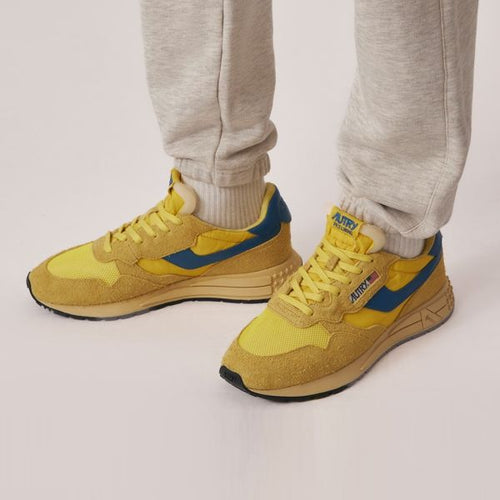 Autry Reelwind Low Sneaker Geel