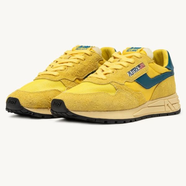 Autry Reelwind Low Sneaker Geel