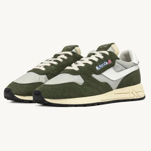 Autry Reelwind Low Sneaker Groen/Grijs