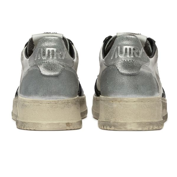 Autry Super Vintage Medalist Low Sneaker Zwart/Wit
