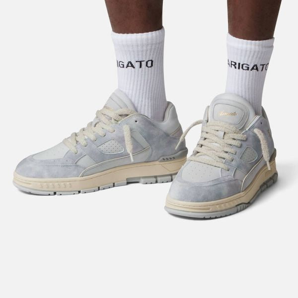 Axel Arigato Area Lo Sneaker Grijs/Licht Blauw