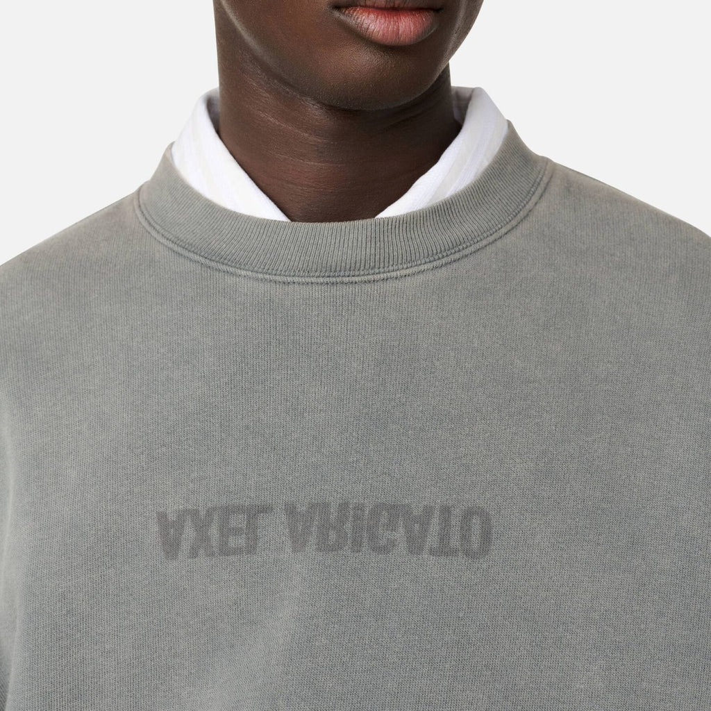 Axel Arigato Distort Washed Sweater Antraciet