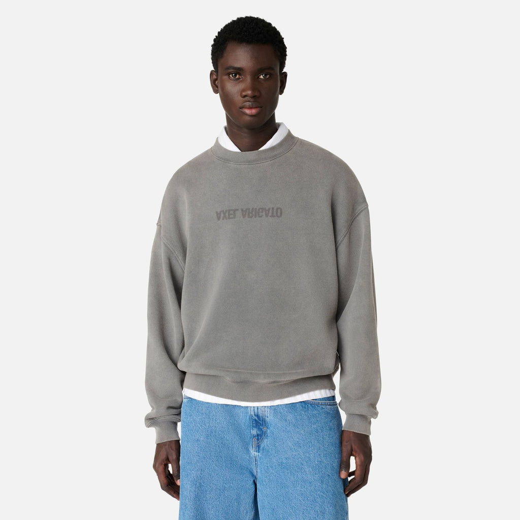 Axel Arigato Distort Washed Sweater Antraciet