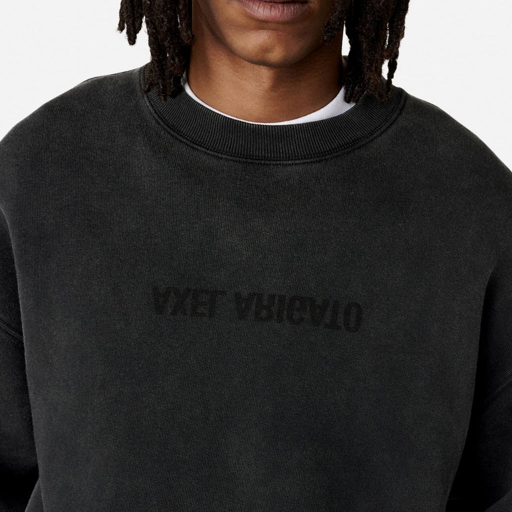 Axel Arigato Distort Washed Sweater Zwart