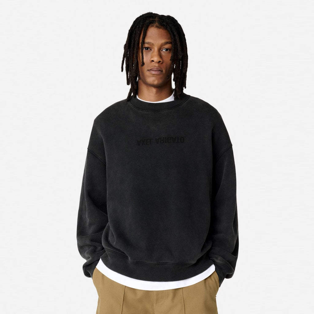Axel Arigato Distort Washed Sweater Zwart