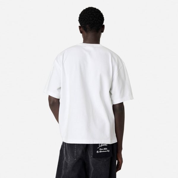 Axel Arigato Distort Washed T-shirt Wit