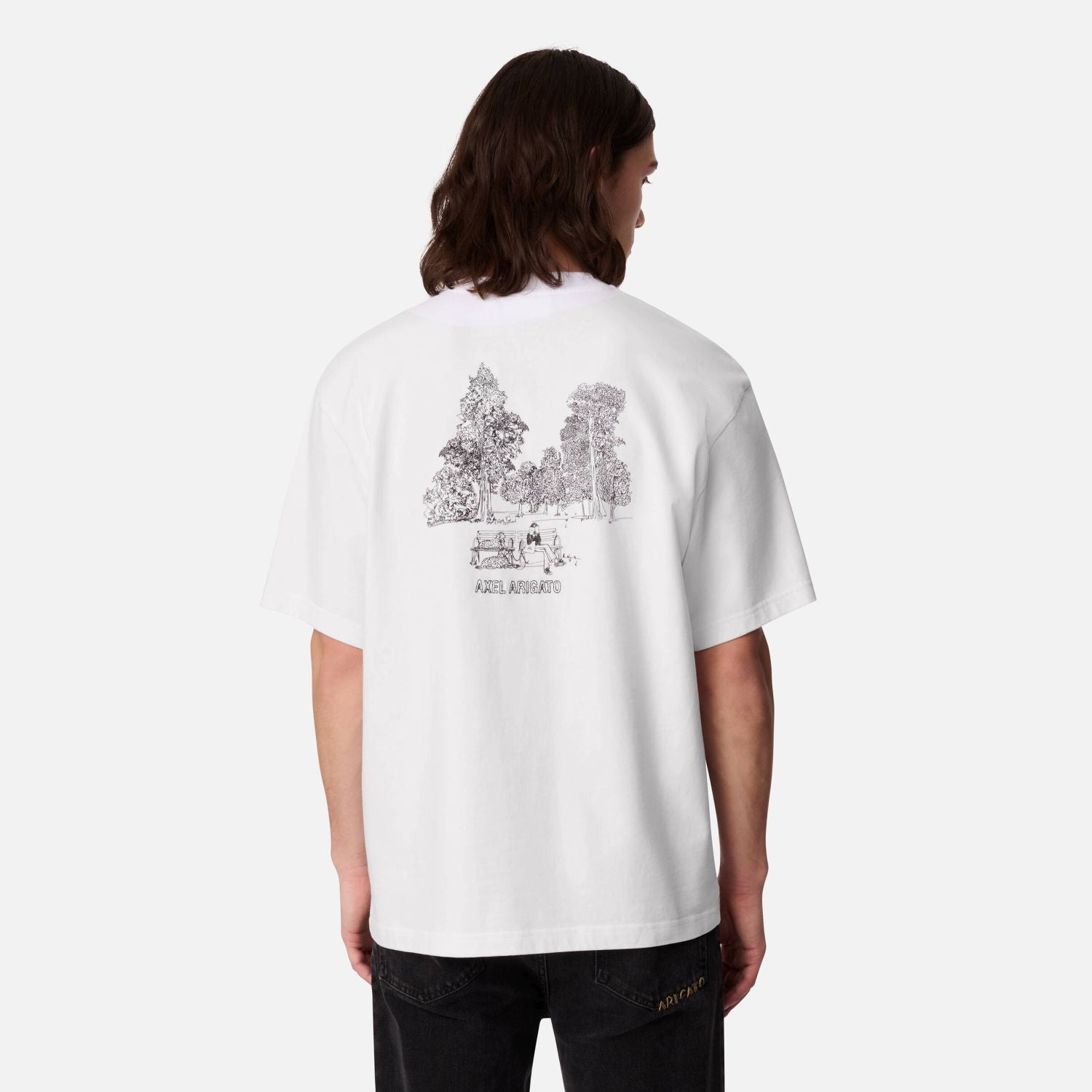 Axel Arigato Forest Sketch T-shirt Wit