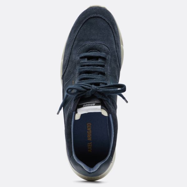Axel Arigato Genesis Vintage Runner Distressed Sneaker Navy
