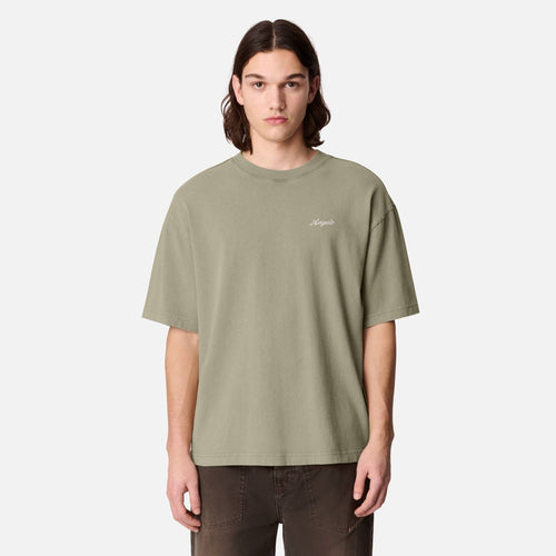 Axel Arigato Honor Washed T-shirt Donker Groen