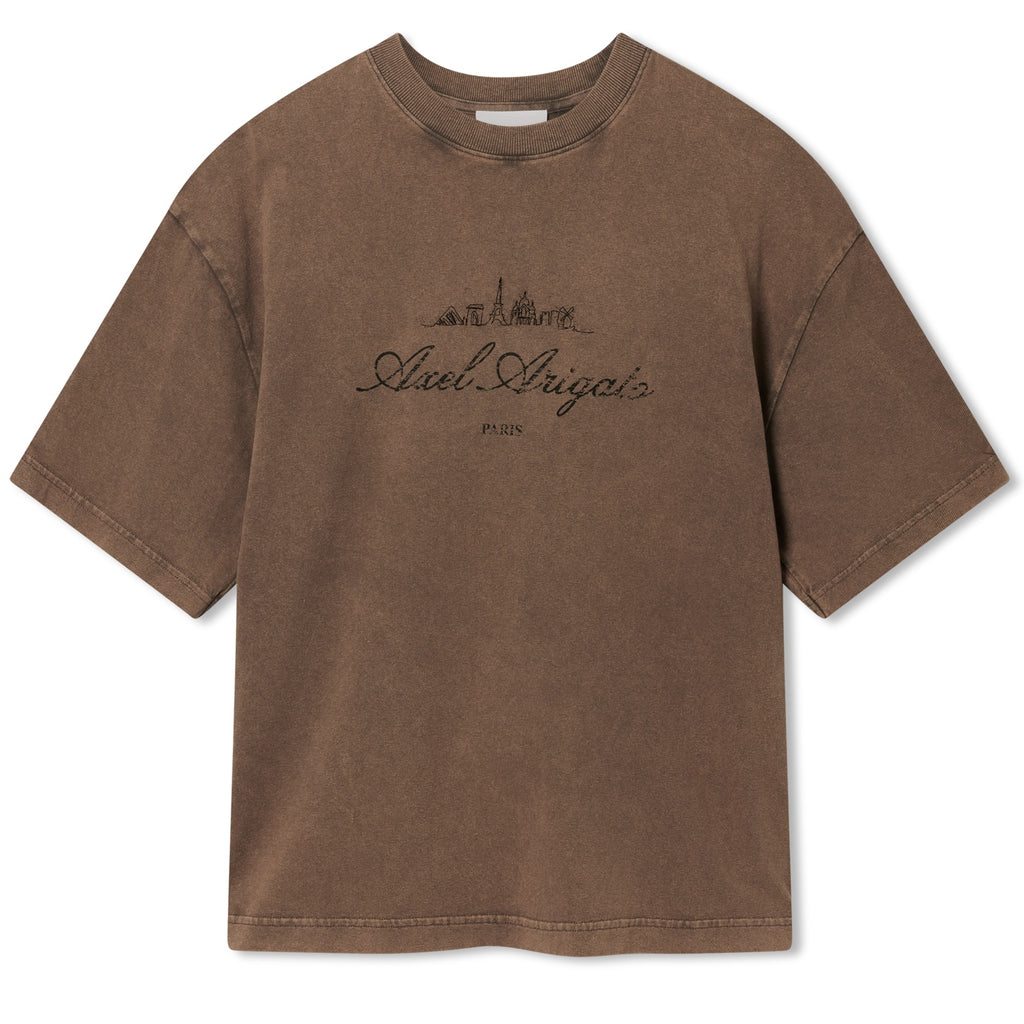 Axel Arigato Paris Washed Sky T-shirt Bruin
