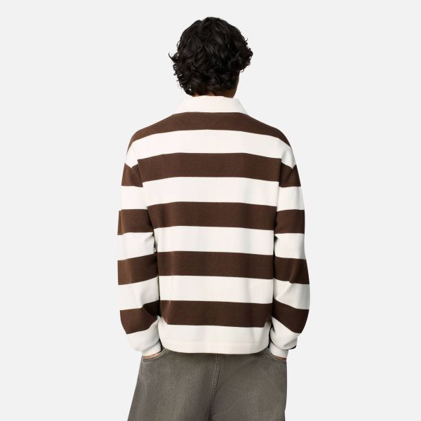 Axel Arigato Rey Polo Sweater Wit/Bruin