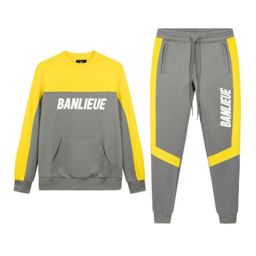 Banlieue 3D Crew Trainingspak Geel/Antra