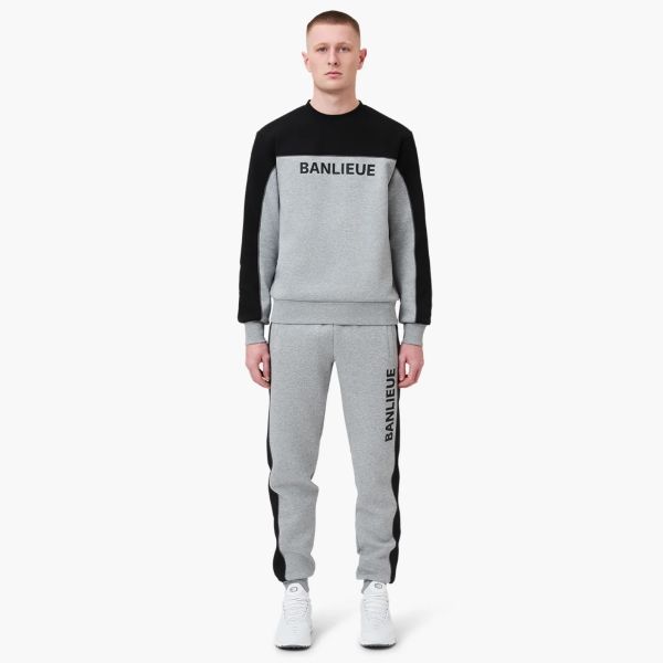 Banlieue 3D Crew Trainingspak Grijs/Zwart