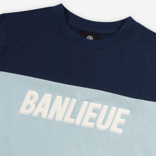 Banlieue 3D T-Shirt Navy Blauw