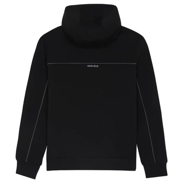 Banlieue 3D Tracktop Hoodie Zwart